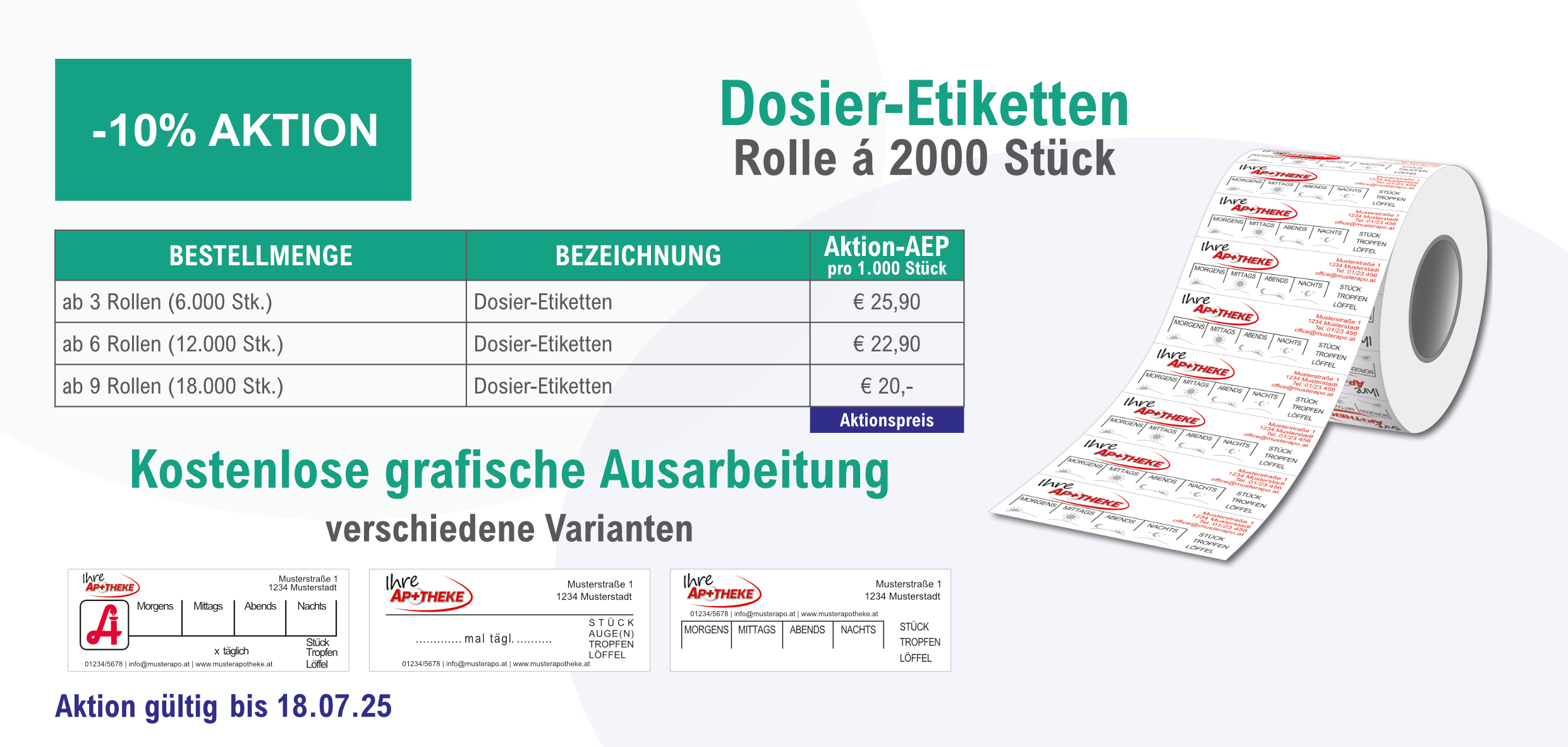 Dosier-Etiketten